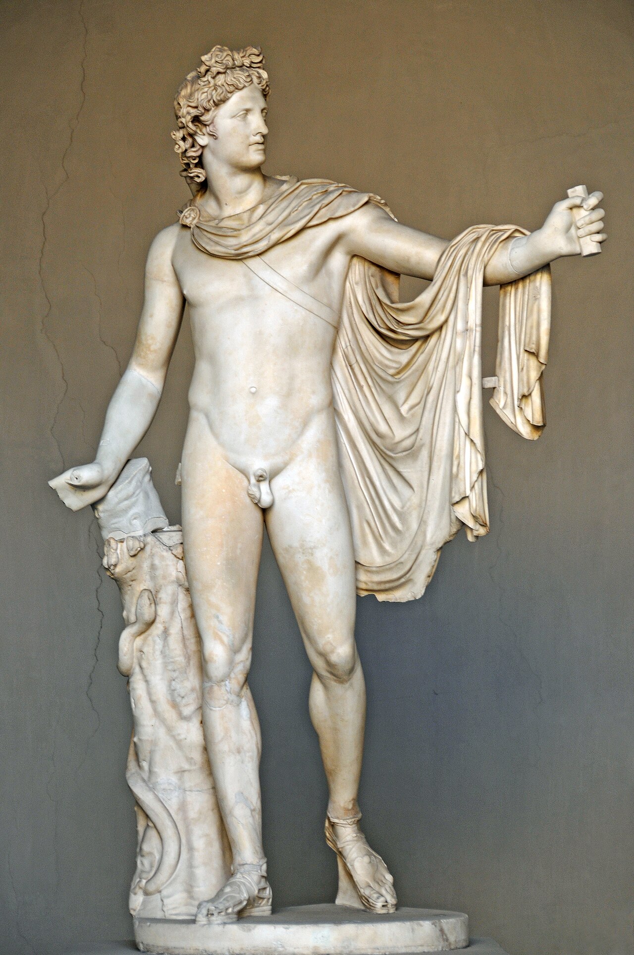 Stylised portrait of Apollo