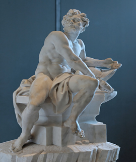 Stylised portrait of Hephaestus
