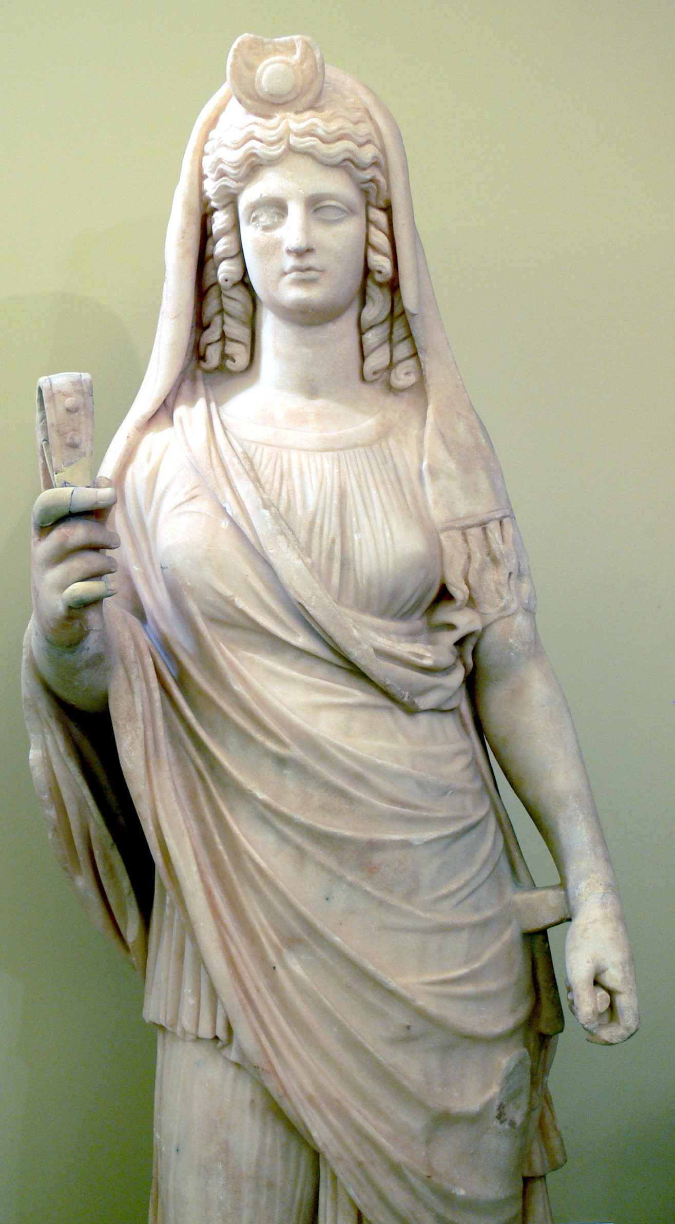 Stylised portrait of Persephone