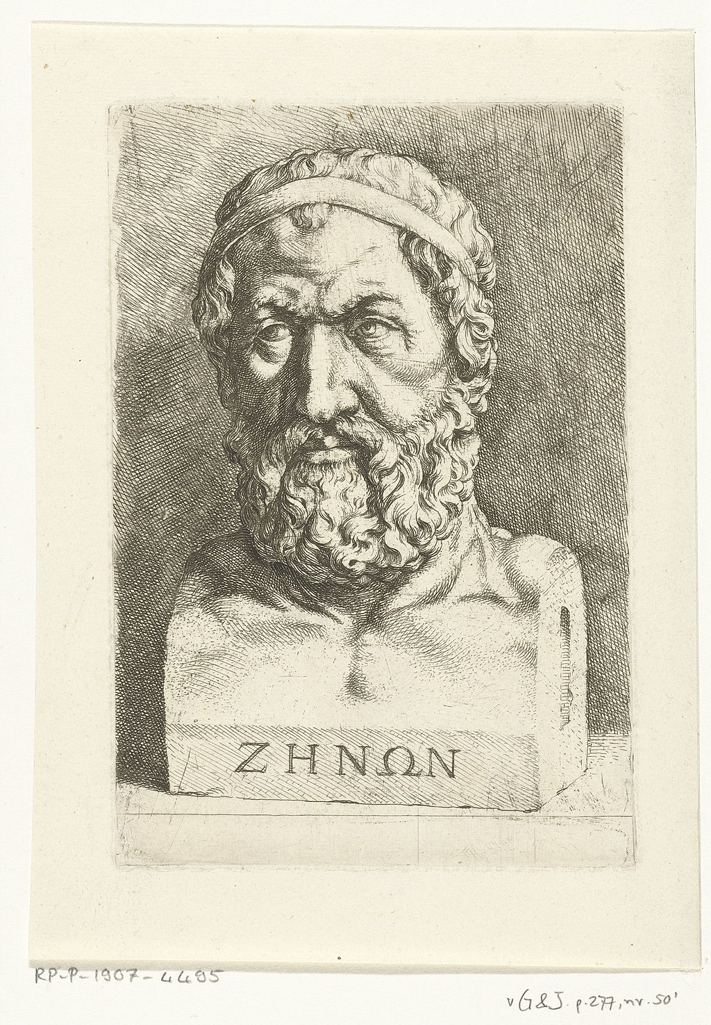 Portrait of Zeno of Elea