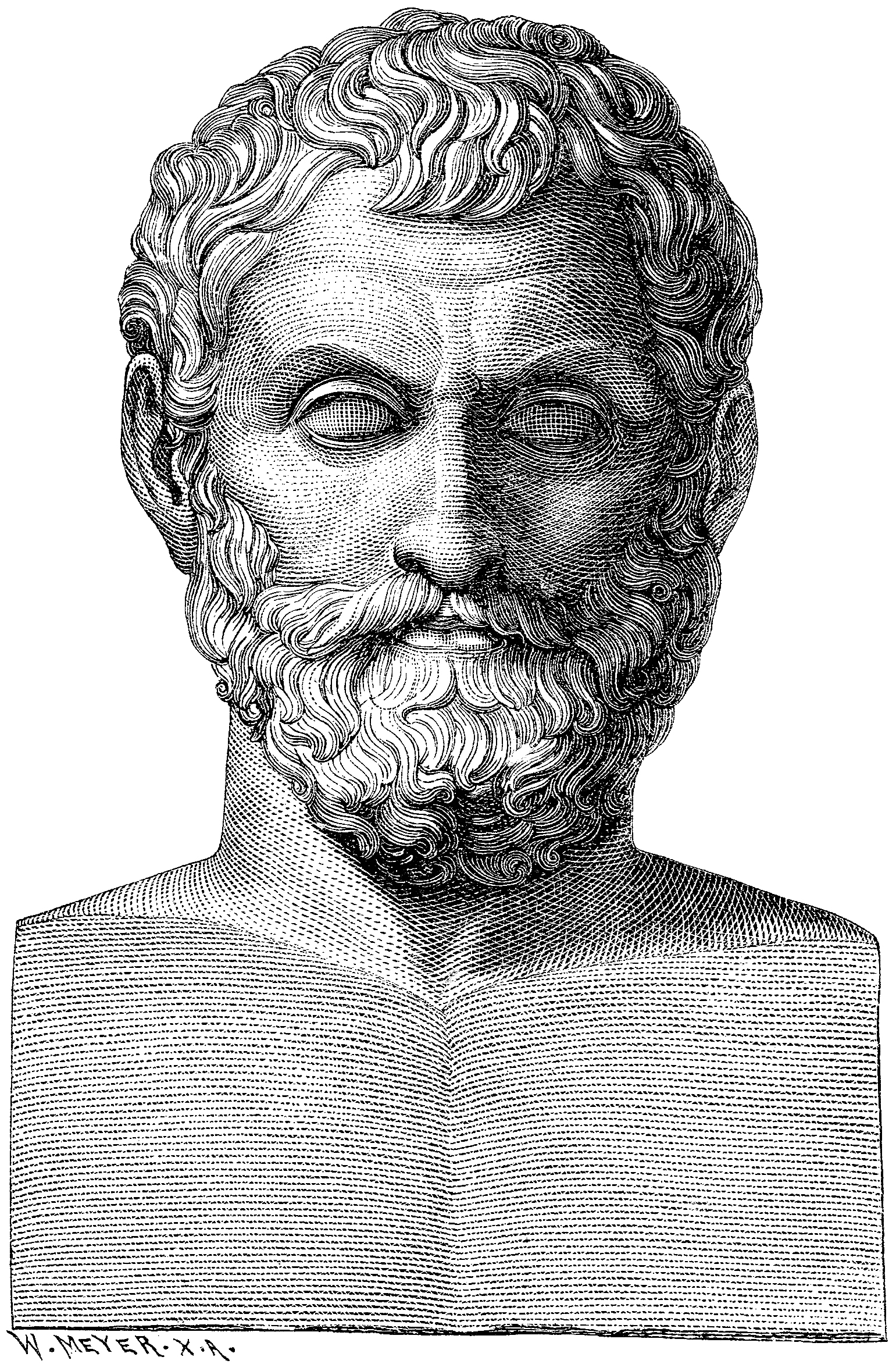 Portrait of Thales of Miletus