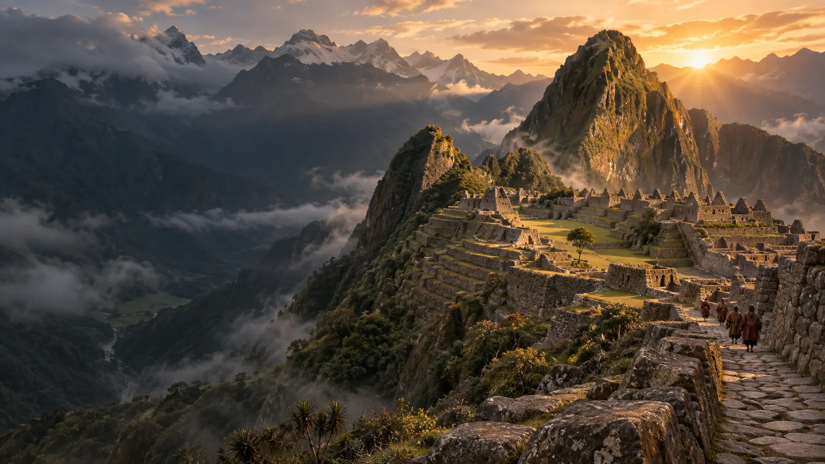 Mountain citadel of the ancient Andean world